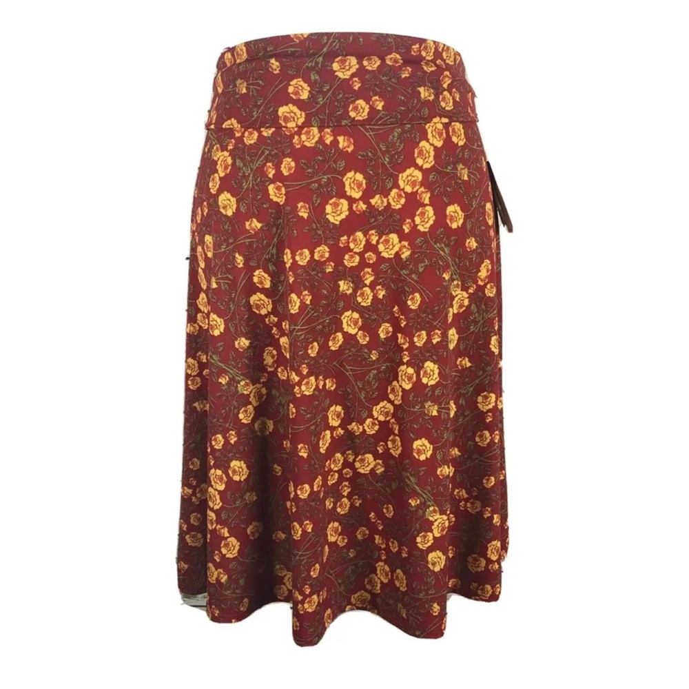 LuLaRoe • NWT Red Floral Azure Skirt